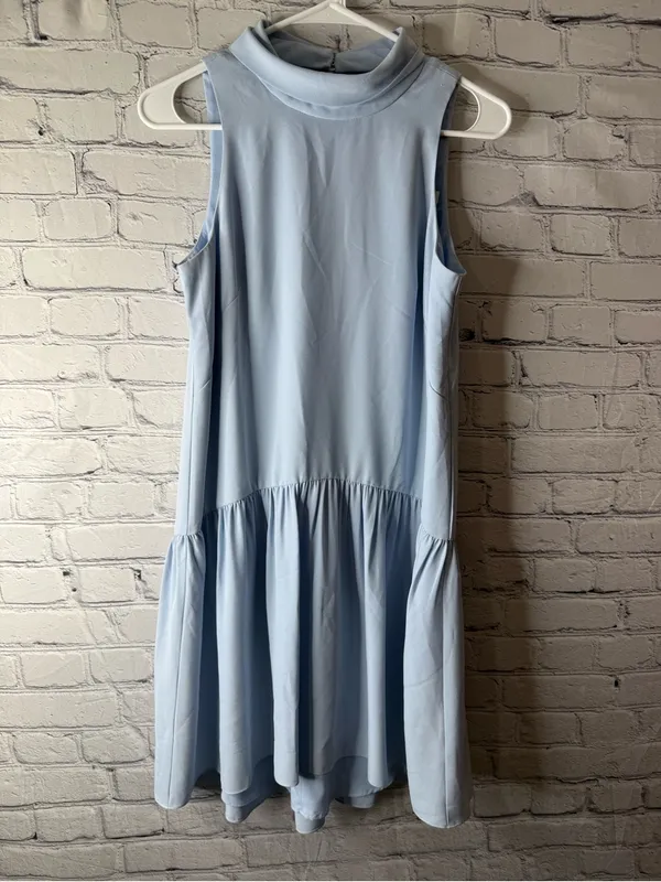Eliza J pale blue drop waist dress size 4 - Image 2