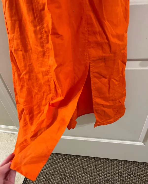 Banana Republic Orange Dress New - Image 5