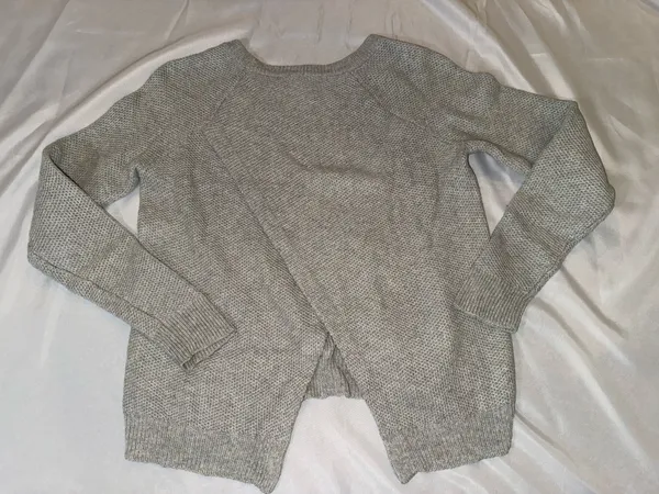 Madewell Crossback Gray Sweater Size XS - Image 4