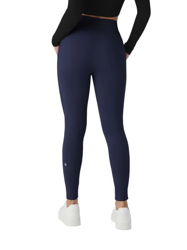 Halara - SoftlyZero Plush High Waisted Drawstring Pocket Leggings Joggers Sz L - Image 2