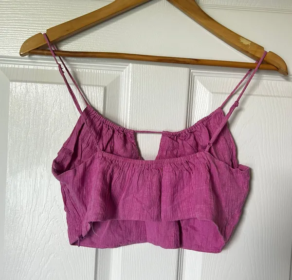 Zara Pink Crop Top - Image 3