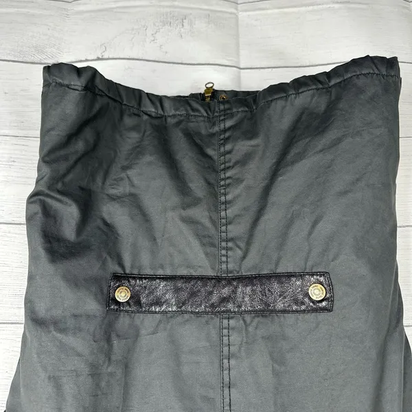 Horseware Ireland Womens size XS Waxed Canvas Leather Trim Quilted Barn Vest - Image 9