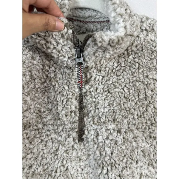 Dylan by True Grit Sherpa Fleece Deep Pile 1/4 Zip Pullover Sweater‎ Women’s XL - Image 10