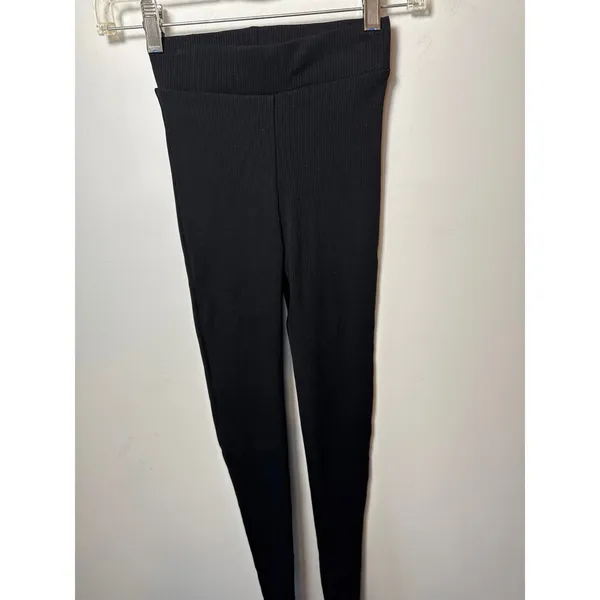 Brand New Naked Wardrobe Women's Small Black Ankle High Waisted Pants Shapewear - Image 3
