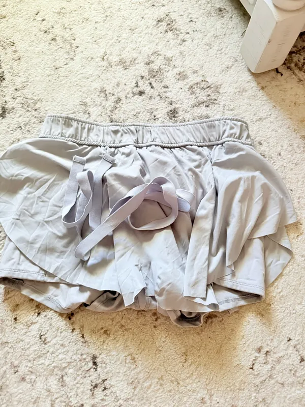 grey athletic skirt Gray Size L - Image 4