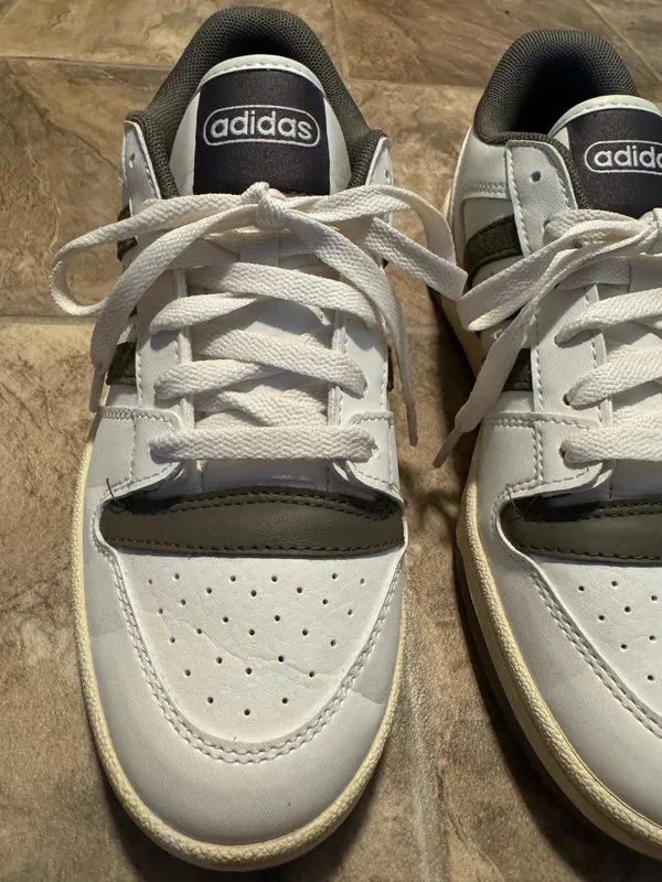 Adidas Green and White Break Start shoes - Image 2