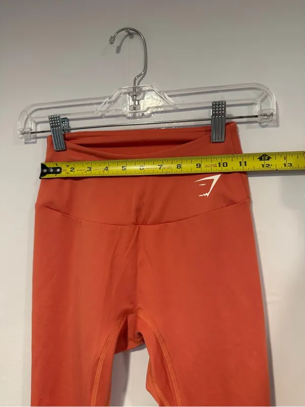 Gymshark Orange High-Waisted‎ Leggings - Image 2