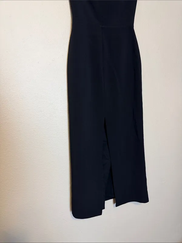 Lovers and Friends Raine Strapless Gown in Black Cut Out Front maxi dress Size 6 - Image 8