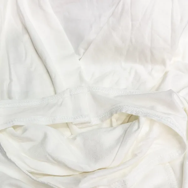 Lulus Staying Basic White Faux-Wrap Sleeveless Bodysuit size Medium - Image 6