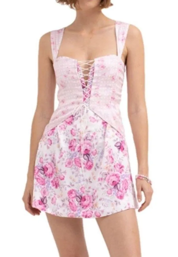 For Love And Lemons Taylor Mini Dress. Size Medium. - Image 5