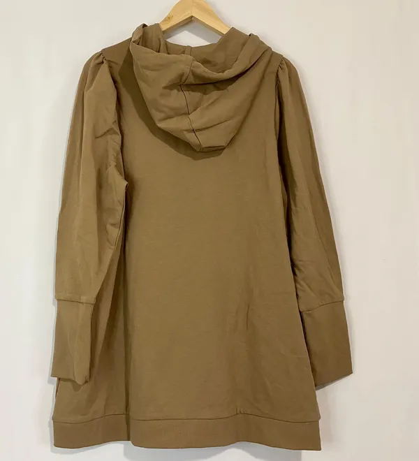 VERO MODA Women’s Long Sleeve Long Pullover Sweatshirt Sepia Tint Size 1X NWT - Image 8