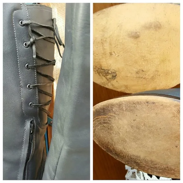 Steve Madden‎ "Bravvest" lace-up Leather Boots as is - Image 5