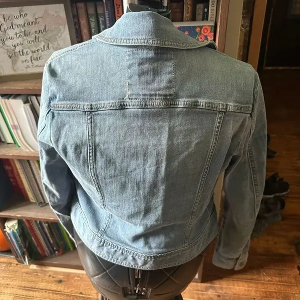 The Limited denim elevated basics minimalist S jacket - Image 2