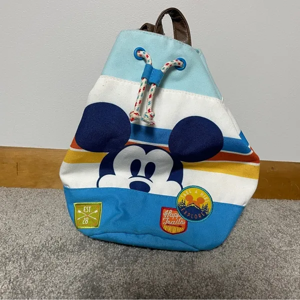 Disney Store Mickey Mouse Happy‎ Trails Bucket Backpack - Image 15