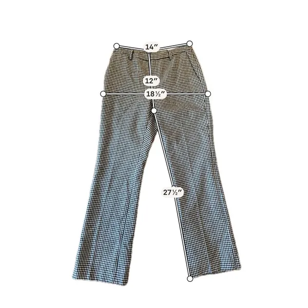 Ralph Ralph Lauren Vintage houndstooth wool trouser pant size 2 - Image 3