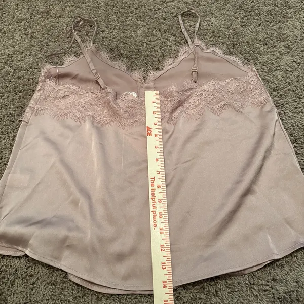 Oak & Trellis Lace Cami Camisol Dusty Rose Size XL NWT - Image 9