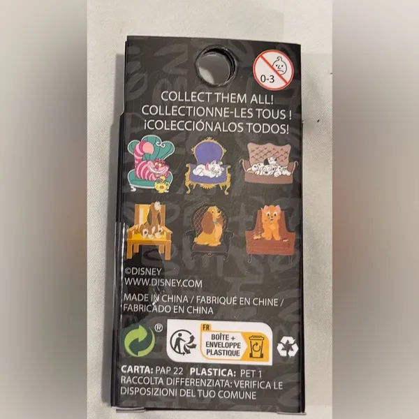 Loungefly Disney Lounging Pets Blind Box Enamel Pin - Image 3