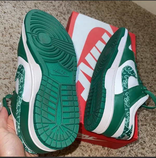 Nike Dunk Low Green Paisley - Image 6