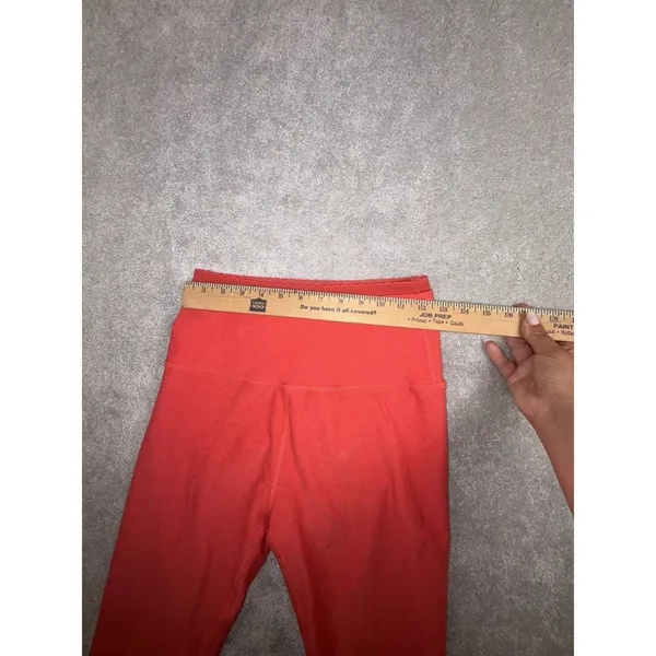 Beyond Yoga Spacedye Allure High Waisted Leggings Red Ash‎ Heather L Lace Trim - Image 6