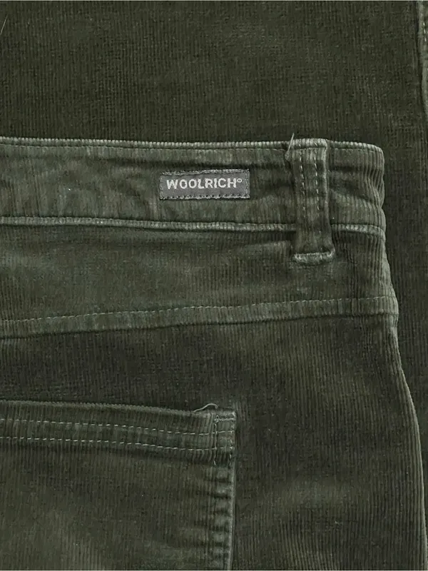 Woolrich Light Olive Green High Rise Corduroy Pants Size 14 - Image 5