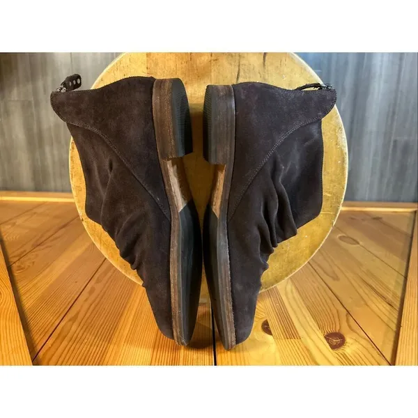 Matt Bernson Anthropologie Brown Suede Boots Size 9M - Image 5