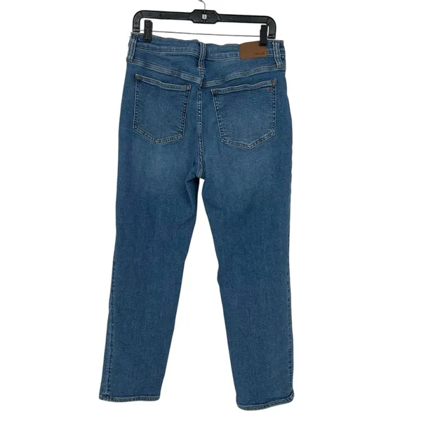 Madewell The Perfect Vintage Jean High Rise Classic Straight Leg Denim Blue 29 - Image 3