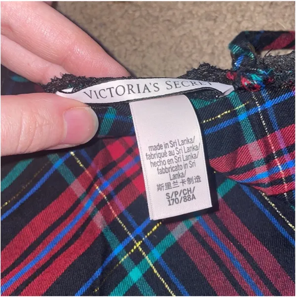 Victoria's Secret plaid slip dress - Image 2