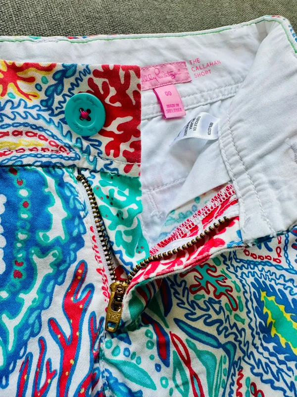 Lilly Pulitzer Coral Reef Shorts - Image 5