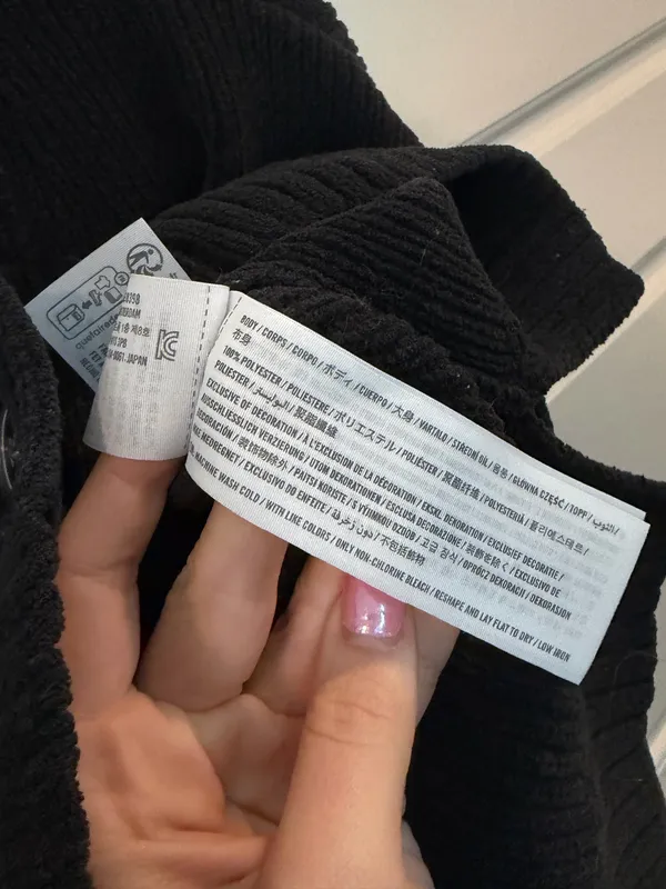 Abercrombie & Fitch Chenille Cardigan in Black, S - Image 3
