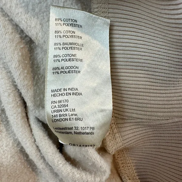 Free People | We The‎ Free Cropped Sweatshirt Beige | Women's XS - Image 6
