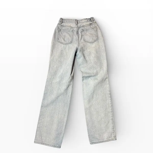 PacSun 90s Boyfriend Jeans Light Wash Distressed Denim Size 27 Ripped Grunge Y2K - Image 2