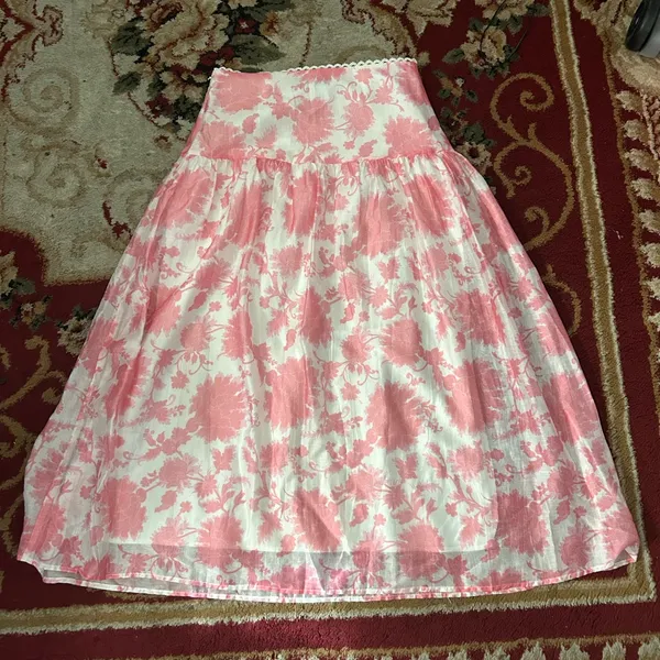 Petal & Pup Pink Floral Skirt - Image 5