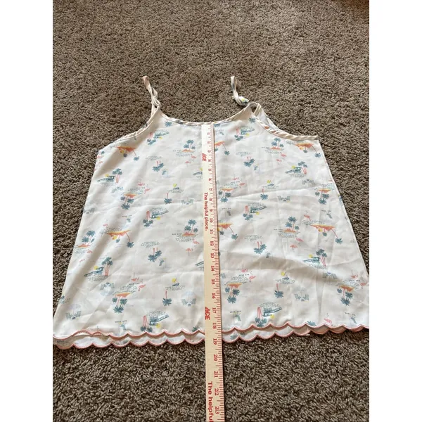 Rae‎ Dunn Tropical Flamingo Camisol & Shorts Pajama Set Xl Scallop Edge - Image 10