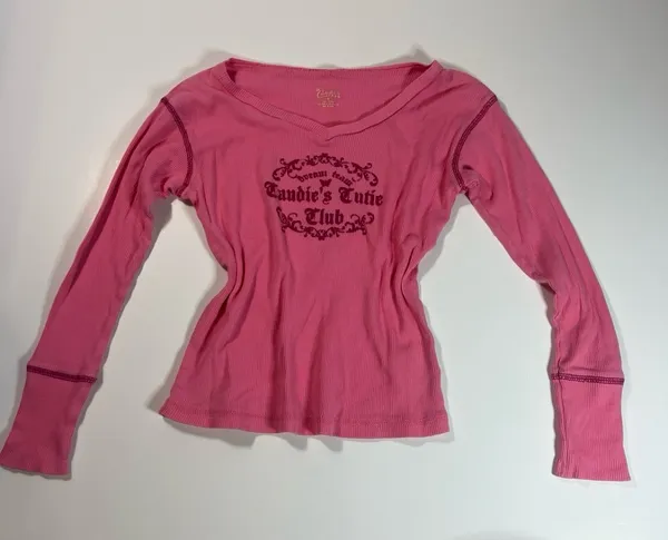 Pink Crop Top Size XXS - Image 2