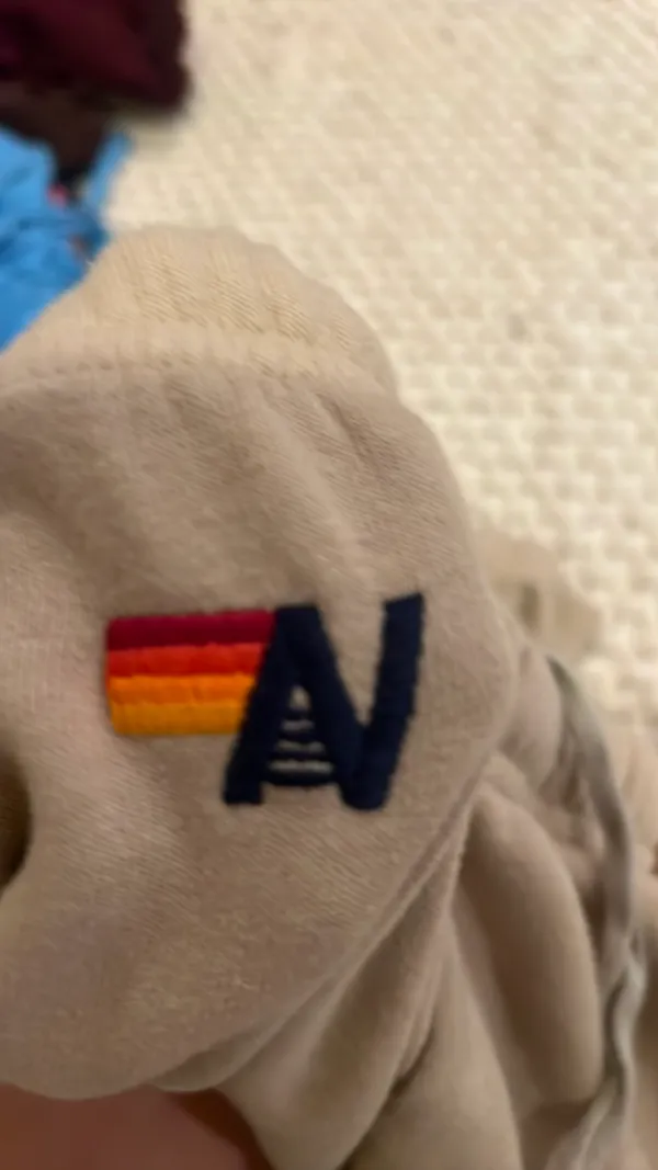 Brown Aviator Nation Sweatpants - Image 6