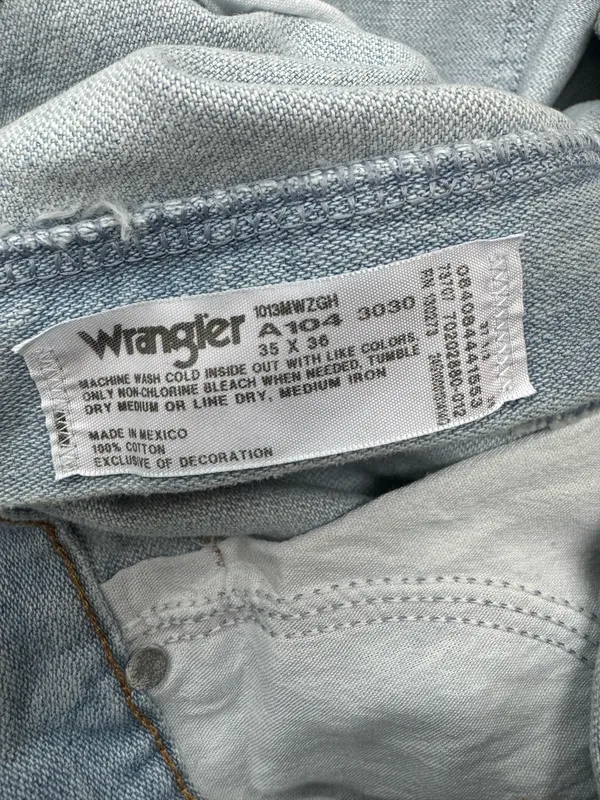 NWT Wrangler Cowboy Cut Original Fit Mens Size 35x36 - Image 6