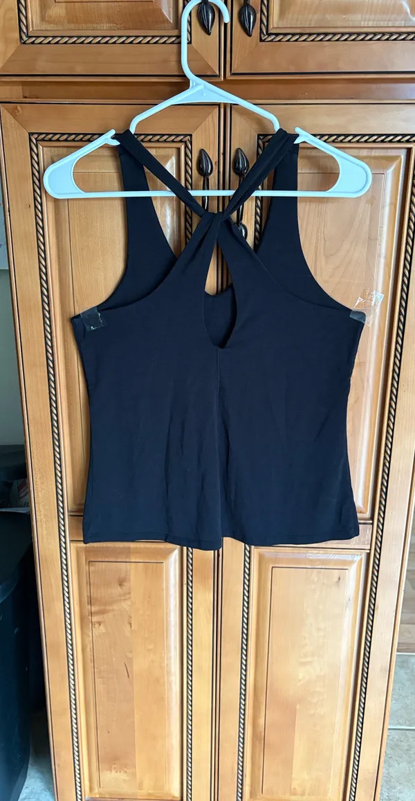 Athleta Black V-Neck tank - Image 2