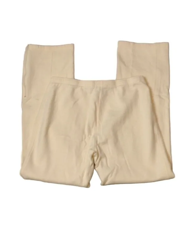 Polo BY RALPH LAUREN Polo sport zipped ankle sweatpants cream color size medium - Image 4
