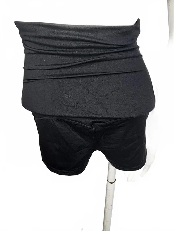Flexees Black Shaping Shorts with High Waistband Size Small - Image 4
