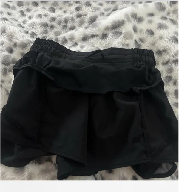 Black Lululemon Hotty Shorts Hot 2.5" - Image 4