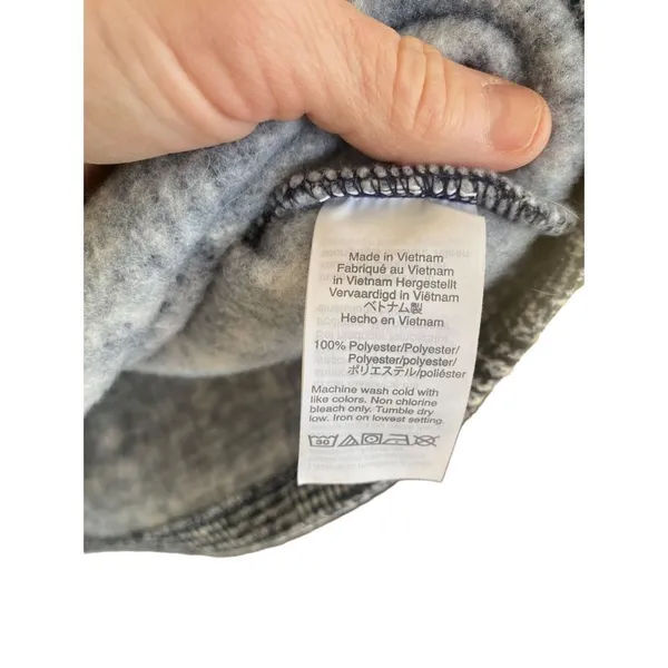 J crew navy and white plaid turtleneck size medium - Image 7