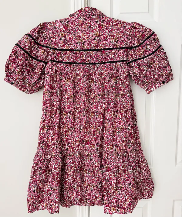 Anthropologie Maeve The Leandra Shirred Yoke Button Front Mini Dress, Size S - Image 13