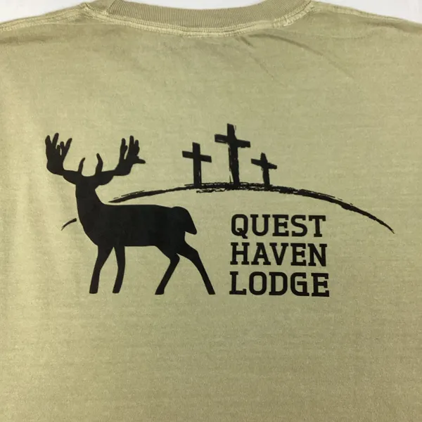 Men’s Comfort Colors Deer Hunting Lodge Cotton T-Shirt XL NEW! - Image 3