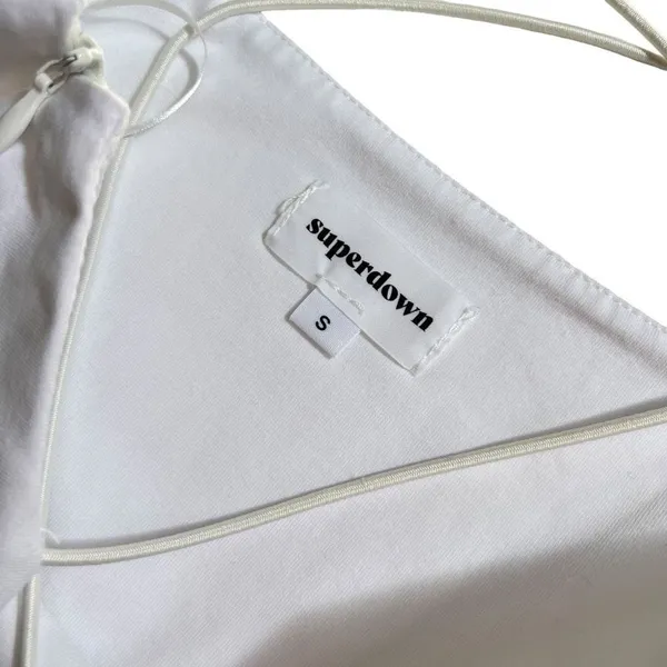 superdown Cia Mini Dress‎ in White - Image 2