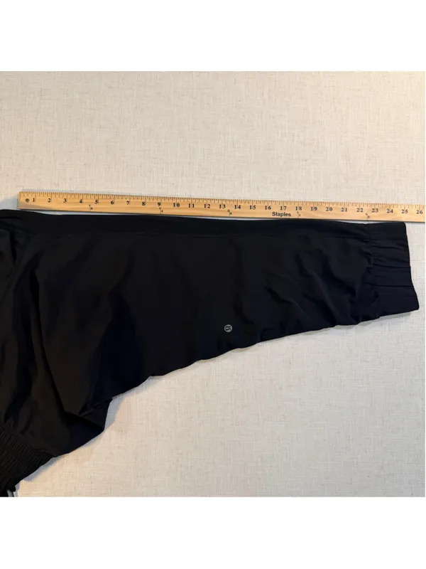 lululemon Tearaway Pant Women’s Size 8 Black Side Snap 25” Inseam - Image 6