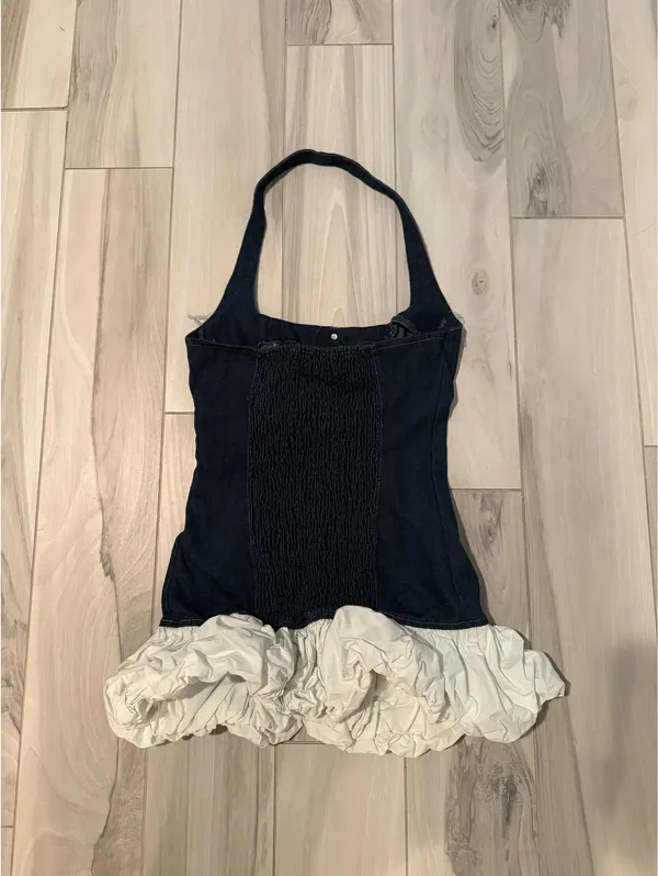 Peppermayo Georgina Denim Mini Dress - Image 3