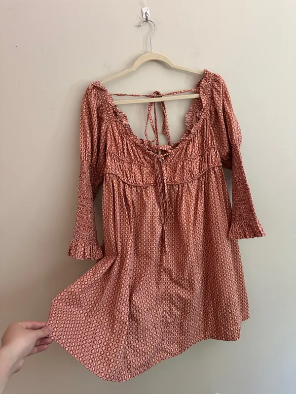 Free People Star Dip Mini Dress - Glass Roses Combo - Image 7