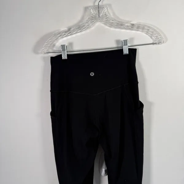 Lululemon Align High Rise Pant Pockets Leggings 25" Black Gym Workout Womens 6 - Image 6