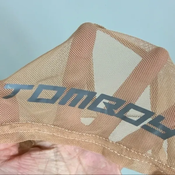 Missguided Tomboy nude‎ color sheer mesh bra top size 0 - Image 3