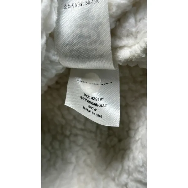 Patagonia Los Gatos 1/4 Zip Fleece‎ Pullover Medium Birch White Sherpa Jacket - Image 6